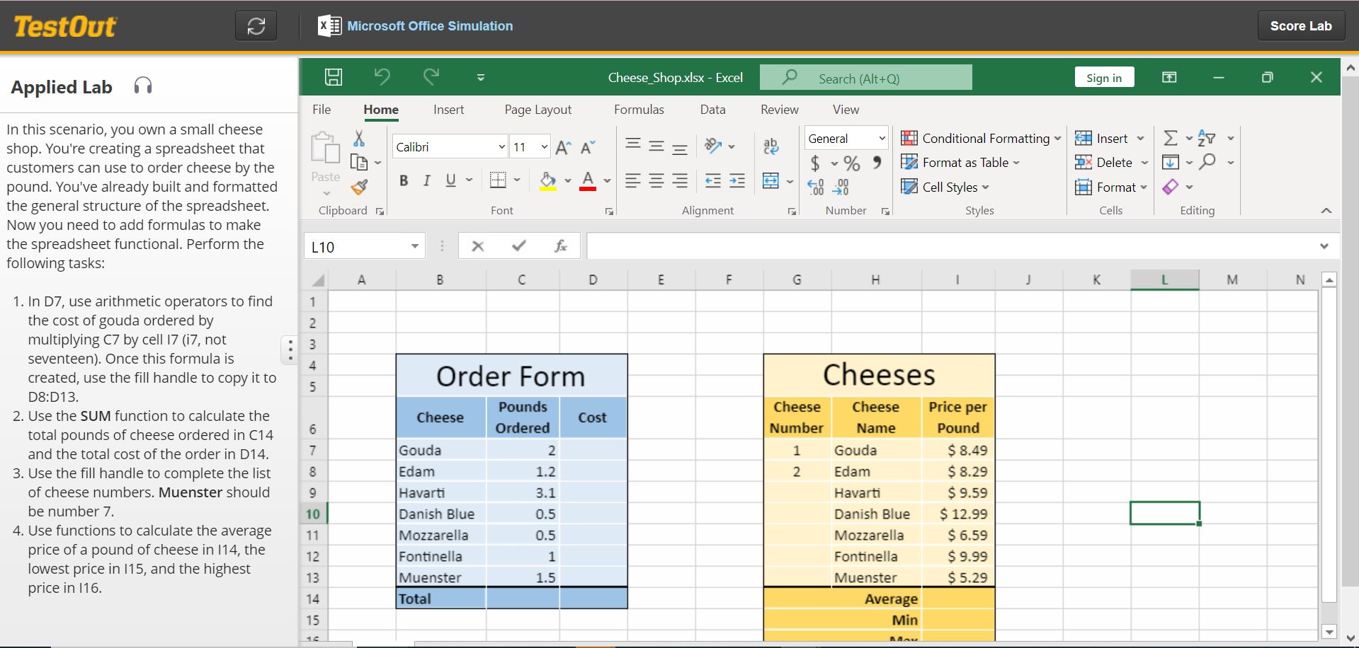 TestOut Course Announcement Office Pro 8.0